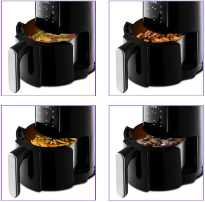 Аэрогриль Kitfort КТ-2225 1000Вт черный