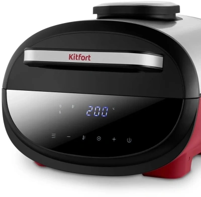 Аэрогриль Kitfort КТ-2259 2850Вт черный/серебристый
