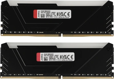 Память DDR4 2x16GB 3600MHz Kingston KF436C18BB2AK2/32 Fury Beast RGB RTL Gaming PC4-28800 CL18 DIMM 288-pin 1.35В dual rank с радиатором Ret