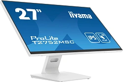 Монитор Iiyama 27" ProLite T2752MSC-W1 белый IPS LED 16:9 HDMI M/M глянцевая 1000:1 400cd 178гр/178гр 1920x1080 60Hz DP FHD USB Touch 6.7кг