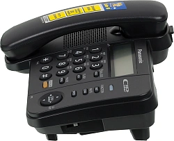Телефон проводной Panasonic KX-TS2358RUB черный