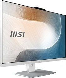 Моноблок MSI Modern AM272P 1MA-1480XRU 27" Full HD Core 3 100U 8Gb SSD256Gb Graphics без ОС GbitEth WiFi BT клавиатура мышь Cam белый 1920x1080