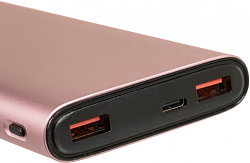Мобильный аккумулятор Digma DGPF20F 20000mAh QC3.0/PD3.0 22.5W 3A 2xUSB-A/USB-C розовый (DGPF20F22APN)
