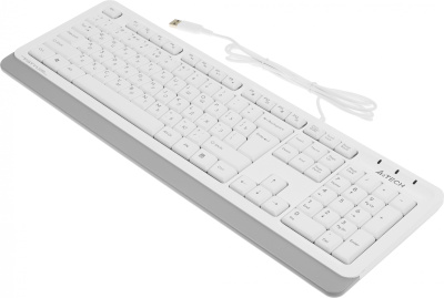 Клавиатура A4Tech Fstyler FKS10 белый/серый USB (FKS10 WHITE)
