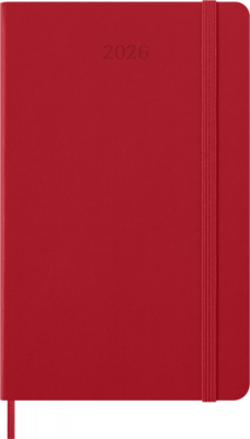 Ежедневник Moleskine CLASSIC Large 130х210мм 400стр. красный