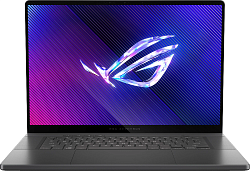 Ноутбук Asus ROG Zephyrus G16 GU605CR-QR180 Core Ultra 9 285H 32Gb SSD2Tb NVIDIA GeForce RTX5070Ti 12Gb 16" OLED 2.5K (2560x1600) без ОС grey WiFi BT Cam Bag (90NR0LZ5-M009D0)