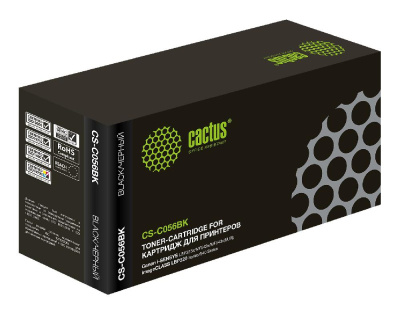 Картридж лазерный Cactus CS-C056BK 056BK черный (10000стр.) для Canon i-SENSYS LBP325x/MF542x/MF543x