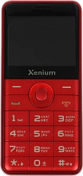 Мобильный телефон Xenium X700 красный моноблок 2Sim 2.31" 240x320 Nucleus 0.3Mpix GSM900/1800 MP3 FM microSD max32Gb