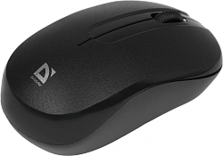 Мышь Defender Datum MM-285 черный оптическая 1600dpi беспров. USB 2but (52285)