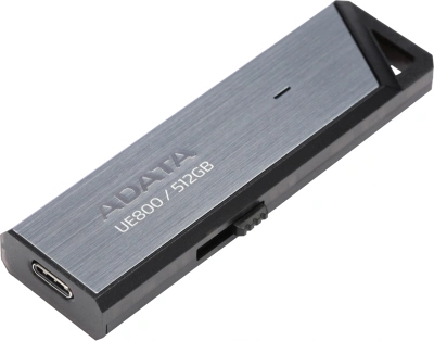 Флеш Диск A-Data 512Gb Type-C UE800 AELI-UE800-512G-CSG USB3.2 серебристый