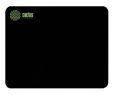 Коврик для мыши Cactus Black черный 300x250x2мм (CS-MP-P01M)