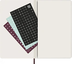 Еженедельник Moleskine PRECIOUS & ETHICAL MAMBA Large 130х210мм обложка экокожа 144стр. бургунди