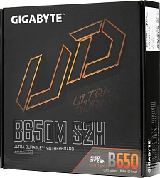 Материнская плата Gigabyte B650M S2H Socket AM5 AMD B650 2xDDR5 mATX AC`97 8ch(7.1) GbLAN RAID+VGA+HDMI+DP