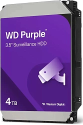 Жесткий диск WD SATA-III 4TB WD43PURZ Surveillance Purple (5400rpm) 256Mb 3.5" Rtl