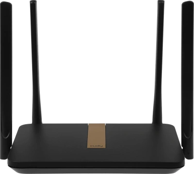 Роутер беспроводной Cudy LT500D AC1200 10/100BASE-TX/4G cat. 4 черный