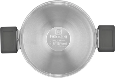 Кастрюля Rondell Quadro RDS-1596 3.1л. d=20см (с крышкой) стальной