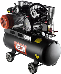Компрессор поршневой Wester WBK2200/50PRO масляный 340л/мин 50л 2200Вт черный/красный