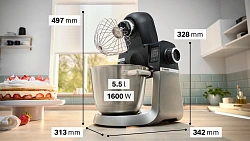 Кухонная машина Bosch MUMS6ZS17 планетар.вращ.