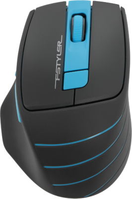 Мышь A4Tech Fstyler FG30S серый/синий оптическая 2000dpi silent беспров. USB 5but (FG30S BLUE)