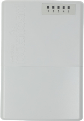 Маршрутизатор MikroTik PowerBox (RB750P-PBR2) 10/100BASE-TX белый