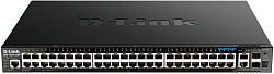 Коммутатор D-Link DGS-1520-52MP/A2A (L3) 48x1Гбит/с 2x10Гбит/с 4x2.5Гбит/с 2SFP+ 48PoE+ 370W управляемый