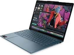 Ноутбук Lenovo Yoga Slim7 14AKP10 Ryzen AI 7 350 32Gb SSD1Tb AMD Radeon 860M 14" OLED 2.8K (2880x1800) Windows 11 Home turquoise WiFi BT Cam (83JY000ARK)