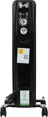 Радиатор масляный Ballu Classic BOH/CL-05BRN 1000Вт черный