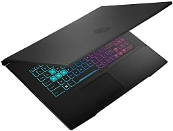 Ноутбук MSI Katana 17 B2RVEK-1617XRU Core 7 240H 16Gb SSD1Tb NVIDIA GeForce RTX4050 6Gb 17.3" IPS FHD (1920x1080) FreeDOS black WiFi BT Cam (9S7-17L591-1617)