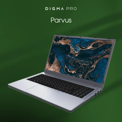Ноутбук Digma Pro Parvus M Ryzen 3 3200U 8Gb SSD256Gb AMD Radeon Graphics 15.6" IPS FHD (1920x1080) Windows 11 Pro dk.grey WiFi BT Cam 4500mAh (DN15R3-8CXW03)