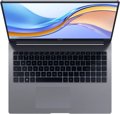 Ноутбук Honor MagicBook X16 2024 BRN-F56 Core i5 12450H 16Gb SSD512Gb Intel UHD Graphics 16" IPS WQXGA (1920x1200) Windows 11 Home grey WiFi BT Cam (5301AHGW)