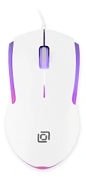 Мышь Оклик 245M белый оптическая 1000dpi USB 3but (471480)