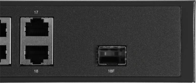 Коммутатор TP-Link TL-SL1218P (L2) 16x100Мбит/с 1x1Гбит/с 1xКомбо(1000BASE-T/SFP) 16PoE+ 150W неуправляемый