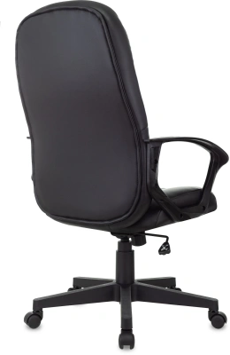 Кресло руководителя Бюрократ T-898 черный Leather Black эко.кожа крестов. пластик