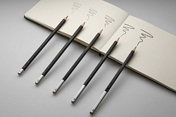 Набор карандашей ч/г Moleskine DRAWING SET EW7P05GPHA мет.кор. 5 кар.H/HB/2B/4B/6B