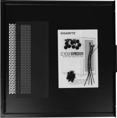 Корпус Gigabyte C102B GB-C102G черный без БП mATX 7x120mm 4x140mm 2xUSB3.0 audio bott PSU