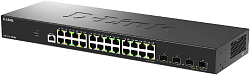 Коммутатор D-Link DGS-1210-28X/ME/C1A 24x1Гбит/с 4SFP+ управляемый