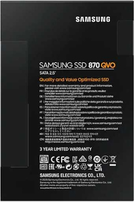Накопитель SSD Samsung SATA-III 4TB MZ-77Q4T0BW 870 QVO 2.5"