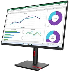 Монитор Lenovo 31.5" ThinkVision T32h-30 черный IPS LED 4ms 16:9 HDMI матовая HAS Piv 1000:1 350cd 178гр/178гр 2560x1440 60Hz DP USB 9.9кг