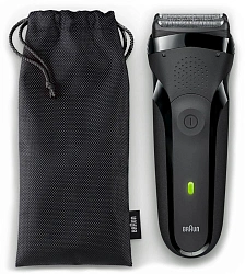 Бритва сетчатая Braun S3301 реж.эл.:3 питан.:аккум. черный