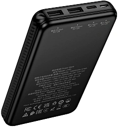 Мобильный аккумулятор Hoco J165 Honey 10000mAh 3A черный (66299)