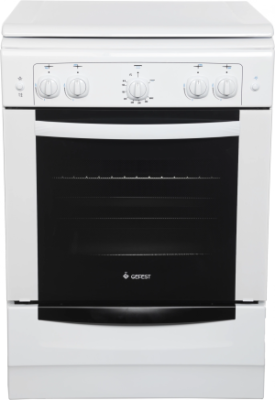 Плита Газовая Gefest ПГ 6100-02 0309 белый (металлическая крышка) реш.чугун