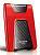 Жесткий диск A-Data USB3.0 1TB AHD650-1TU31-CRD HD650 DashDrive Durable 2.5" красный
