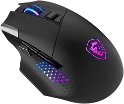 Мышь MSI Versa Pro W + Dock Pro черный оптическая 26000dpi беспров. BT/Radio USB 9but (S12-4301370-CLA)