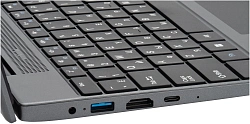 Ноутбук IRU Tactio 15PHR Ryzen 5 7430U 16Gb SSD512Gb AMD Radeon Graphics 15.6" IPS FHD (1920x1080) FreeDOS black WiFi BT Cam 4000mAh (2150146)