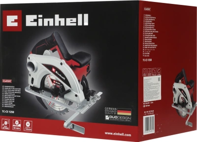 Циркулярная пила (дисковая) Einhell TС-CS 1250 1250Вт (ручная) D диска.:165мм (4331040)