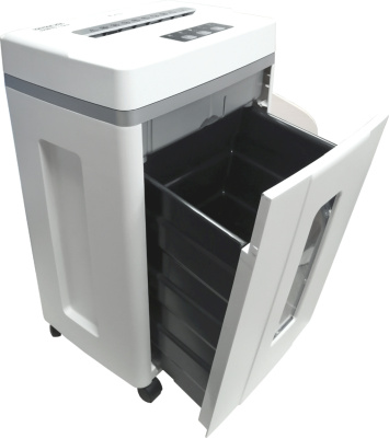 Шредер Office Kit S200TS 0,8x2 белый (секр.P-7) фрагменты 6лист. 25лтр. скобы пл.карты CD