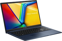 Ноутбук Asus Vivobook 15 X1504VA-BQ2970 Core i3 1315U 16Gb SSD512Gb Intel UHD Graphics 15.6" IPS FHD (1920x1080) без ОС blue WiFi BT Cam (90NB10J1-M03CF0)