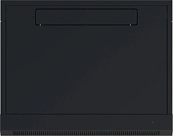 Шкаф коммутационный NTSS (NTSS-W6U6060GS-BL) настенный 6U 570x600мм пер.дв.стекл 60кг черный 500мм 18.8кг 220град. 370мм IP20 сталь