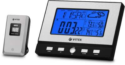 Погодная станция Vitek VT-3533 серебристый