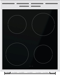Плита Электрическая Gorenje GEC5B41WG белый стеклокерамика (без крышки)